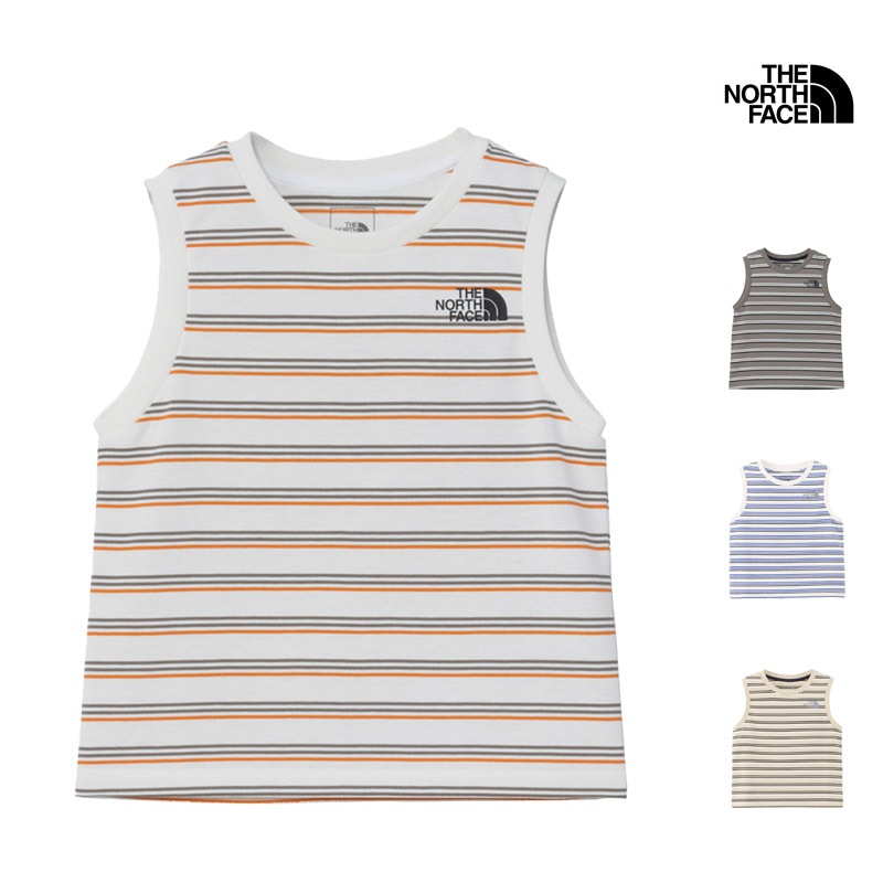 ������ SALE �����Ρ������ե����� THE NORTH FACE �����륺 �ܡ����� ���� GIRLS BORDER TANK ���󥯥ȥå� �ȥåץ� NTG32318 ���å�