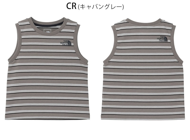 ������ SALE �����Ρ������ե����� THE NORTH FACE �����륺 �ܡ����� ���� GIRLS BORDER TANK ���󥯥ȥå� �ȥåץ� NTG32318 ���å�