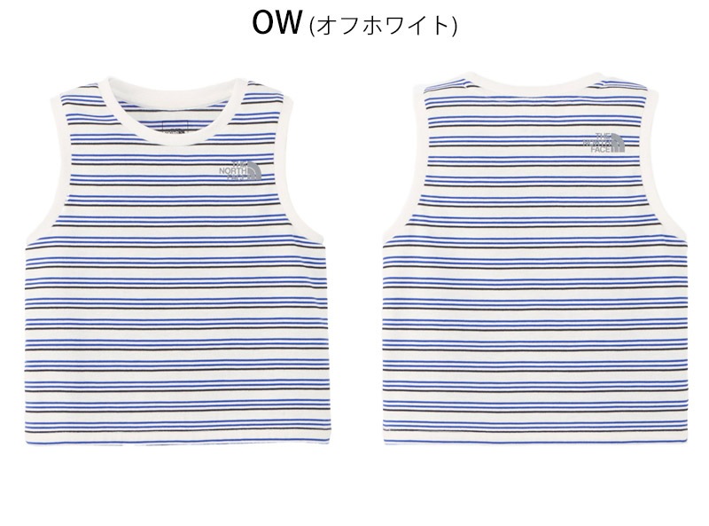 ������ SALE �����Ρ������ե����� THE NORTH FACE �����륺 �ܡ����� ���� GIRLS BORDER TANK ���󥯥ȥå� �ȥåץ� NTG32318 ���å�