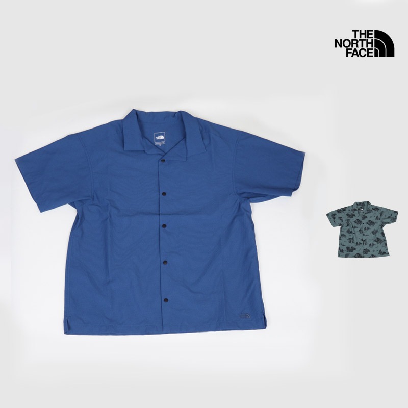 ������ SALE �����Ρ������ե����� THE NORTH FACE ���å� ���硼�ȥ��꡼�� ������ �٥�� ����� KIDS S/S ALOHA VENT SHIRT ����� �ȥåץ� NRJ22546 ���å�