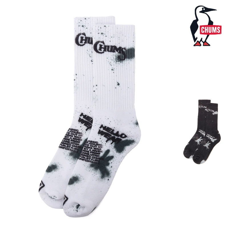 ����ॹ CHUMS CH06-1152 ������ 3D �ץ��� ���å��� ������ 3D PRINT SOCKS ��� ��ǥ����� �˽����� ���� ���å��� �����ȥɥ� ������ �ե��� ���ʻȤ� ���ȥ꡼�� ��Υȡ��� �� �� ���� ����� ���롼�� 26ss �ղ� ����
