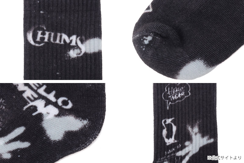 ����ॹ CHUMS CH06-1152 ������ 3D �ץ��� ���å��� ������ 3D PRINT SOCKS ��� ��ǥ����� �˽����� ���� ���å��� �����ȥɥ� ������ �ե��� ���ʻȤ� ���ȥ꡼�� ��Υȡ��� �� �� ���� ����� ���롼�� 26ss �ղ� ����