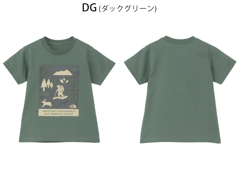 ������ SALE �����Ρ������ե����� THE NORTH FACE ���å� �ȥɥ顼 ���硼�ȥ��꡼�� ����ȥ� �ȥ� �ƥ��� KIDS TODDLER S/S SHIRETOKO TOKO TEE T����� �ȥåץ� NTT32534ST ���å�