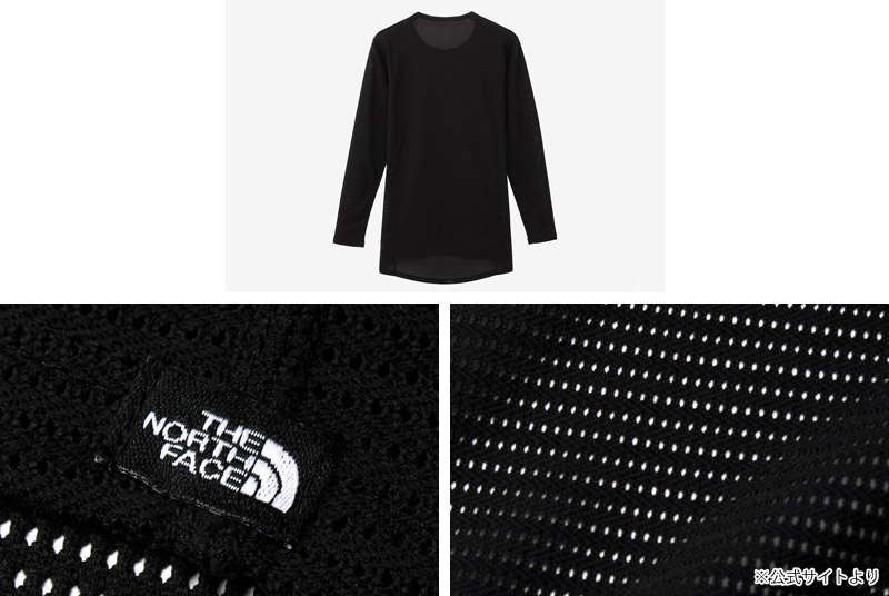 �����Ρ������ե����� THE NORTH FACE NU62501 ���󥰥��꡼�� �ϥ�ɥ�åɥɥ饤 ���֥�塼������ ���롼 L/S 100DRY WR CREW ��� ���� ����ʡ� �쥤�䡼 ȩ�� �ե������ȥ쥤�䡼 Ĺµ �����ȥɥ� �л� ���� �ɽ� 26ss �ղ� ����