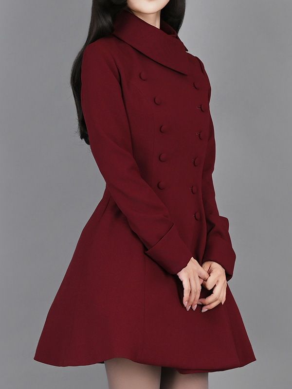 チェスワンピース　ボルドー