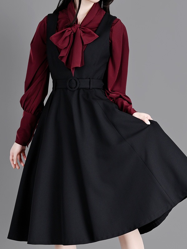 リノン・ワンピース　ブラック