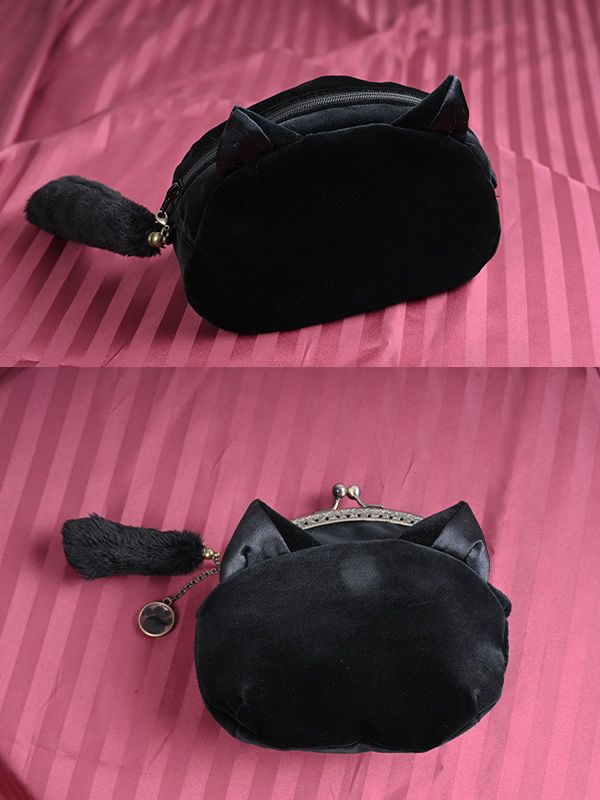 猫耳ポーチ　シャノワール