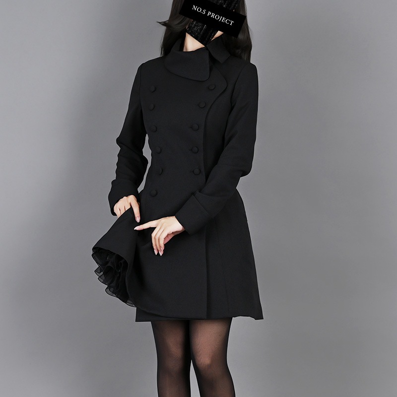 NO.S PROJECT レトロモダンでドラマチックなチェスワンピース S チェスワンピース ブラック | NO.S PROJECT