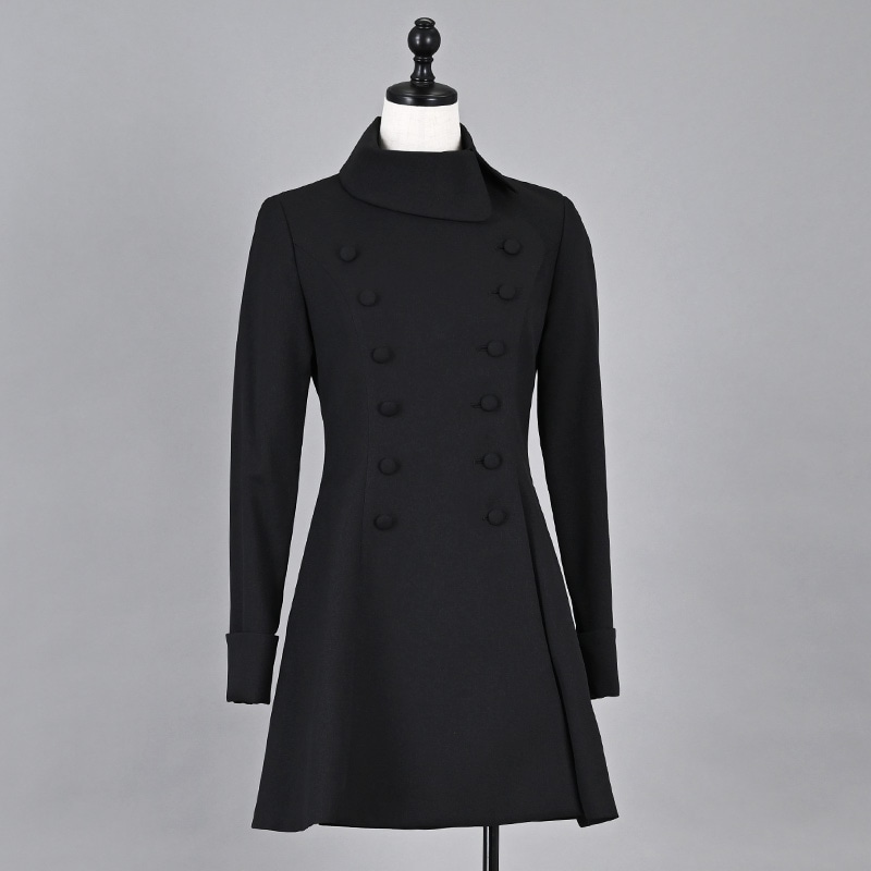 NO.S PROJECT レトロモダンでドラマチックなチェスワンピース S チェスワンピース ブラック | NO.S PROJECT