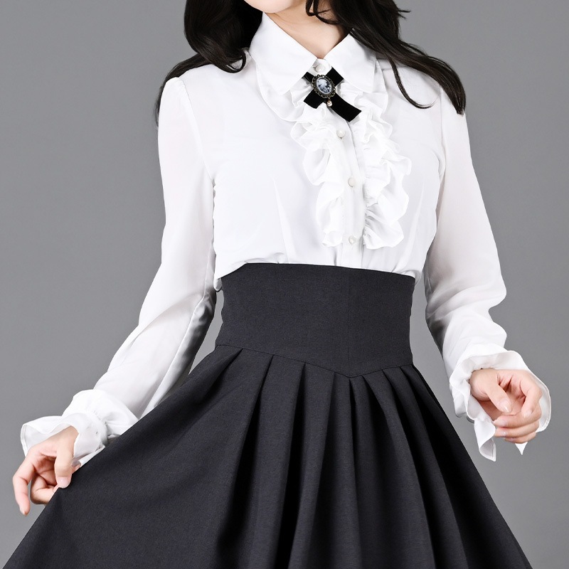 二次元と運命が交差するブラウス ホワイト | NO.S PROJECT