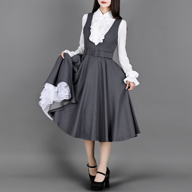 二次元と運命が交差するブラウス ホワイト | NO.S PROJECT