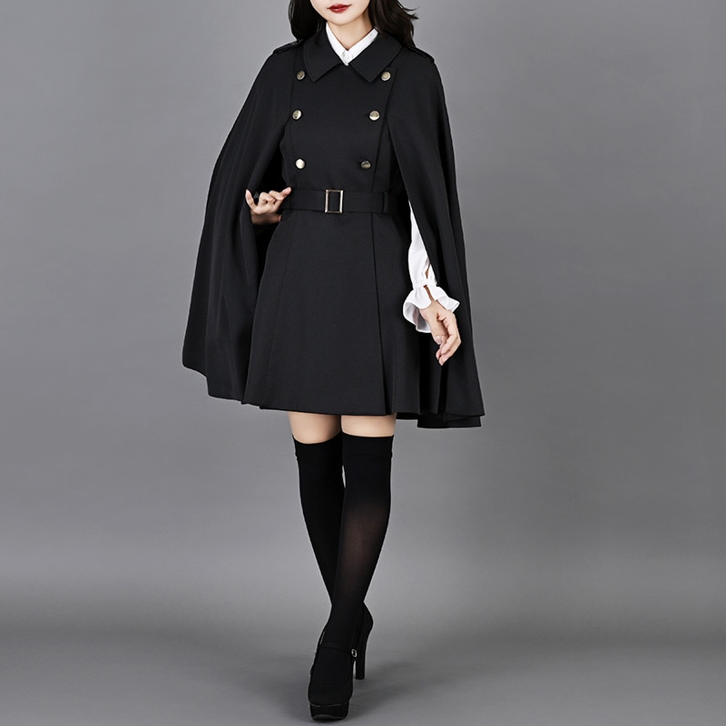 クロークコート ブラック | NO.S PROJECT