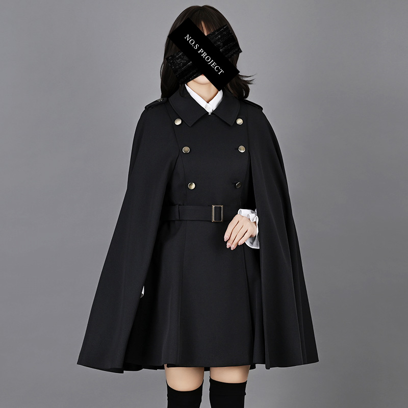 クロークコート ブラック | NO.S PROJECT