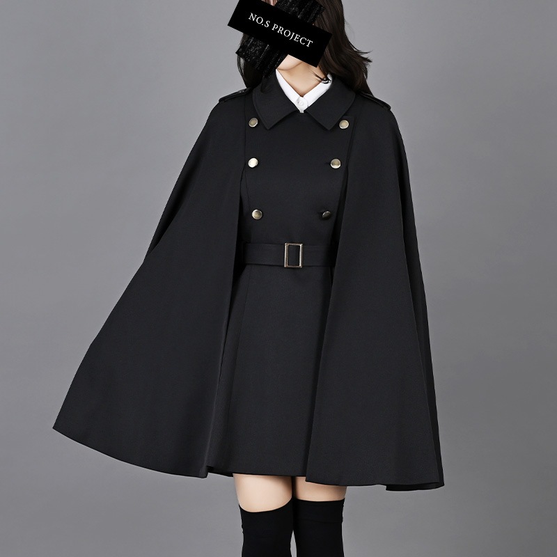 クロークコート ブラック | NO.S PROJECT