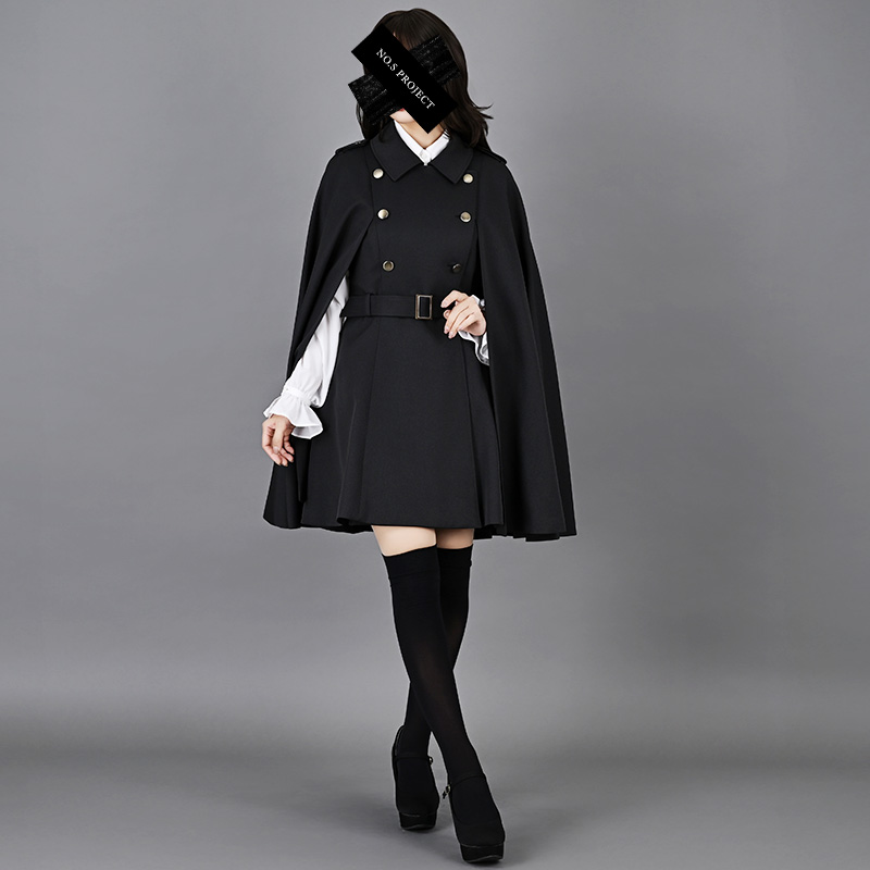 クロークコート ブラック | NO.S PROJECT