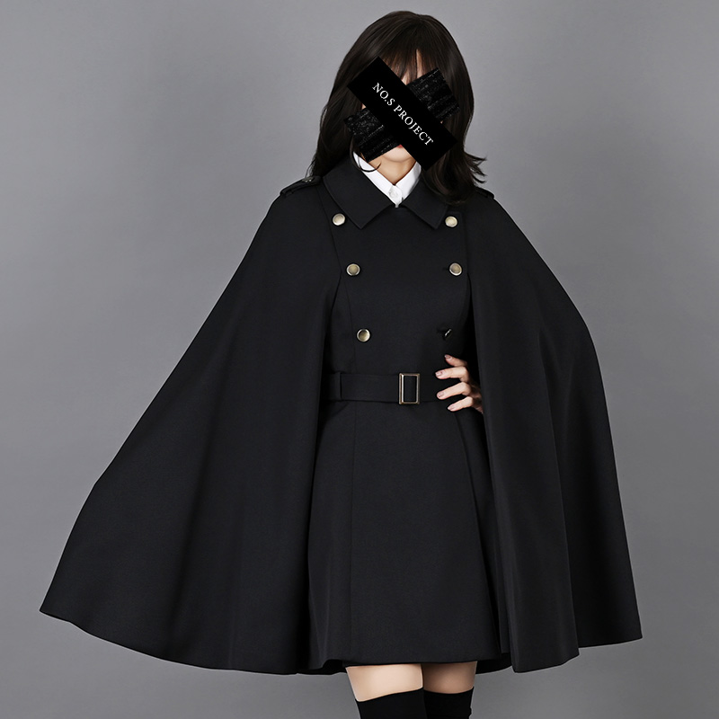 クロークコート ブラック | NO.S PROJECT