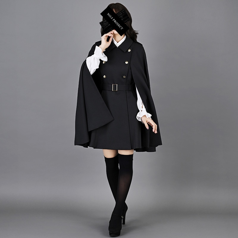 クロークコート ブラック | NO.S PROJECT