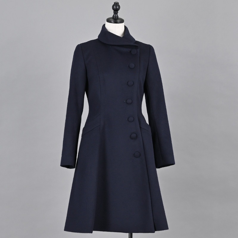 NO.S PROJECT ノスプロジェクト クロークコート ネイビー NO.S PROJECT クロークコート ネイビー 日本製 - メルカリ