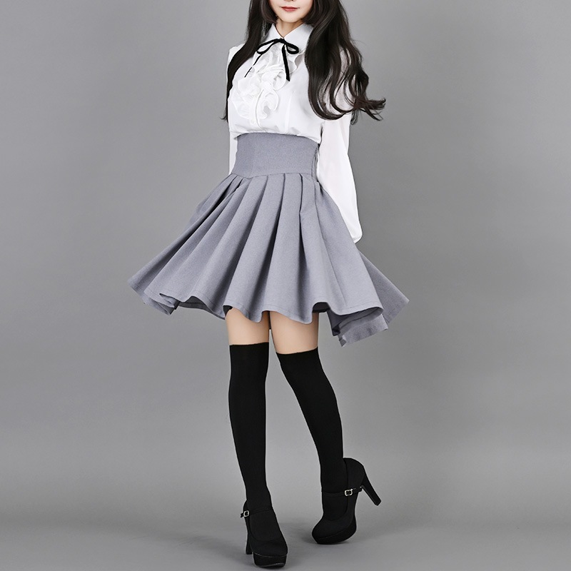 ジゼル・スカート グレー andmary Gisele set up gray s andmary