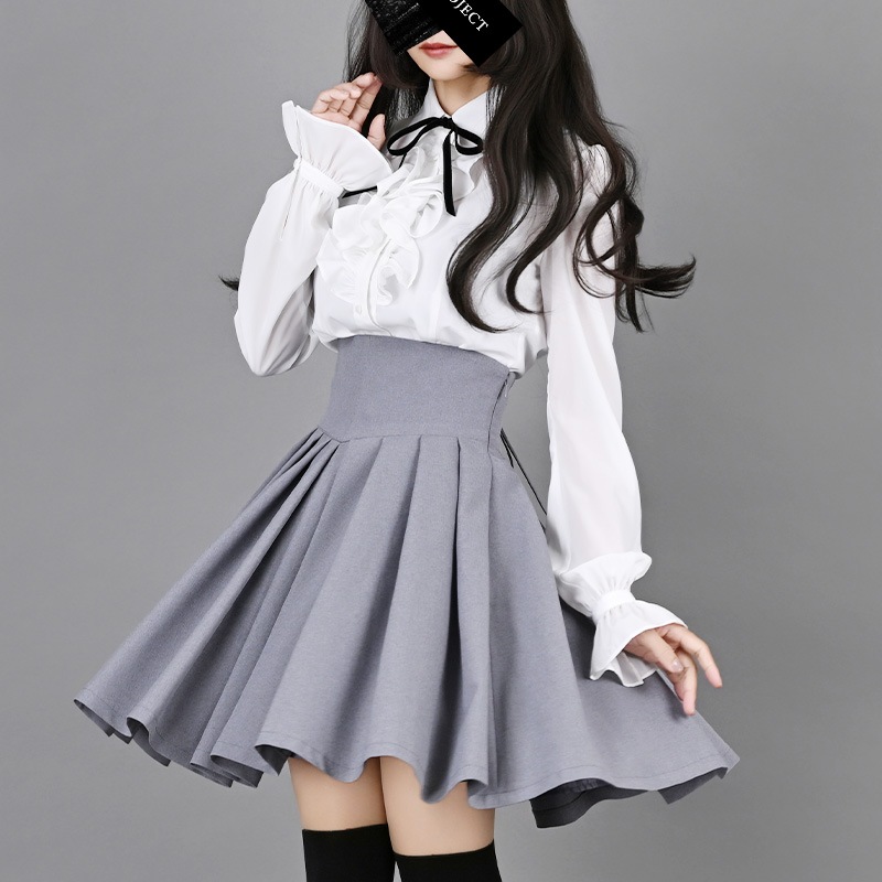 【NO.S PROJECT】週末限定セール　ジゼル・スカート　グレー ジゼル・スカート グレー | NO.S PROJECT