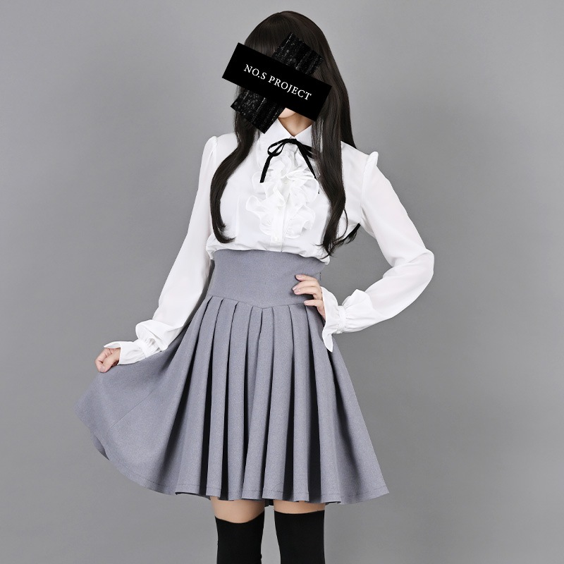 【NO.S PROJECT】週末限定セール　ジゼル・スカート　グレー ジゼル・スカート グレー | NO.S PROJECT