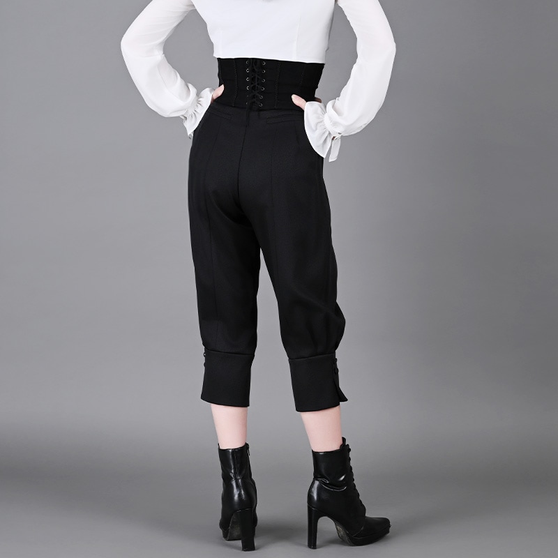 淑女のための乗馬風パンツ ブラック | NO.S PROJECT