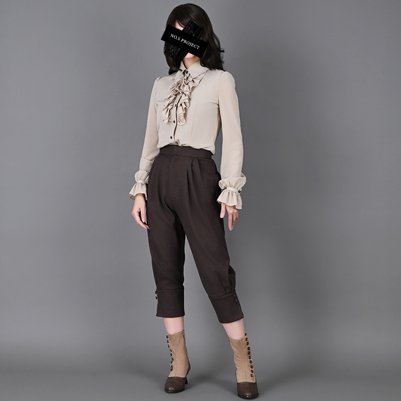 淑女のための乗馬風パンツ ブラウン | NO.S PROJECT