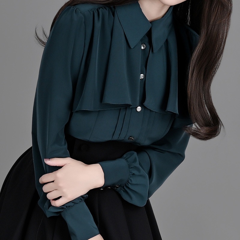 シィエルブラウス ブルーグリーン | NO.S PROJECT