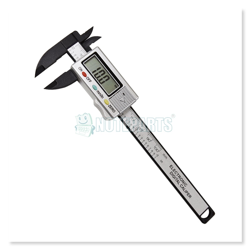 カーボン製デジタルノギス 10cmタイプ 0 1mmから計測可能 アクセサリ オプション 工具 ツール Noteparts ノートパーツ