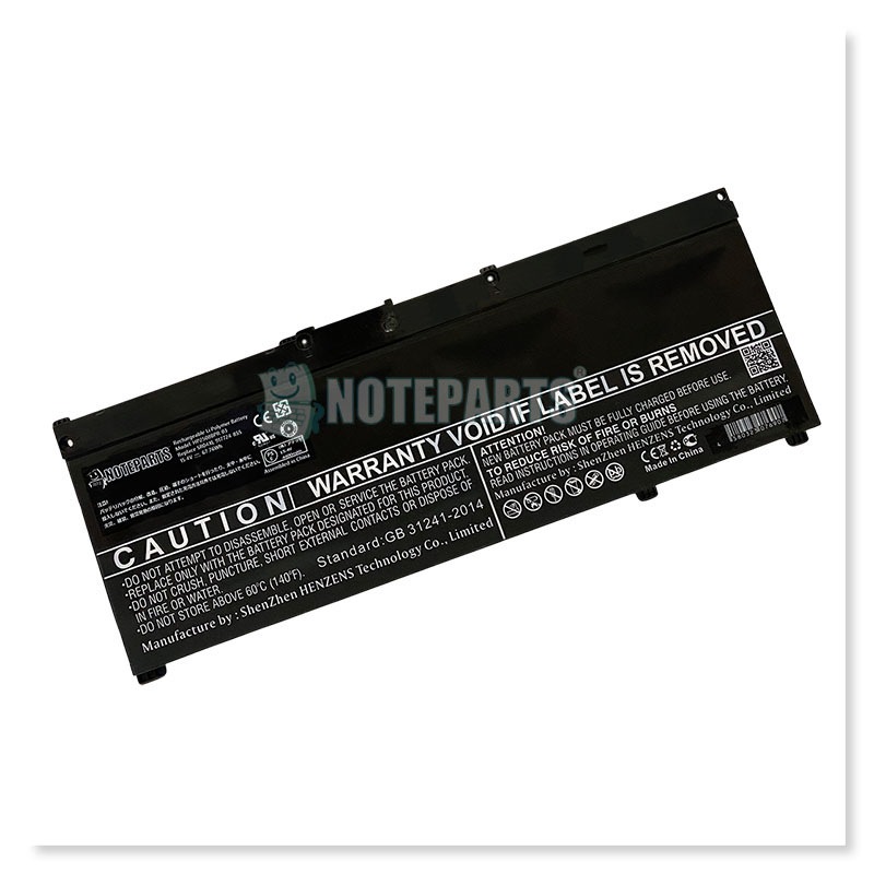 SR04XL Reemplazo de la batería del portátil para HP Omen 2018 15-ce054na ce017na ce013na ce001na