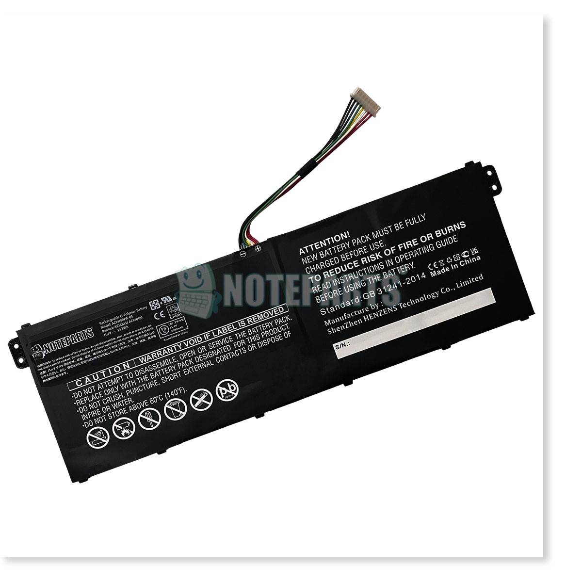 Acer �������� Aspire ES1-132 ES1-332 ES1-533 �Хåƥ꡼ AC14B13J AC14B18J�б�