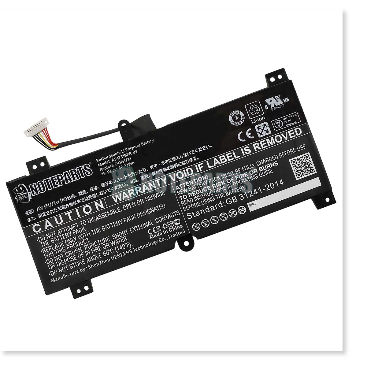 Asus ���������� ROG STRIX GL504GM GL504GS �Хåƥ꡼ C41N1731�б�