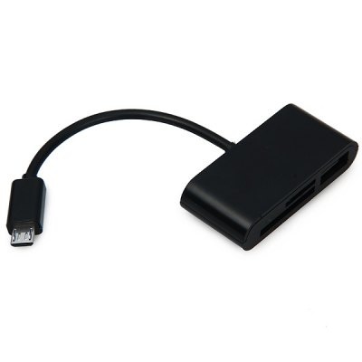3 in 1 Micro USB ɥ꡼ SDHC MicroSDб USBϥֵǽդ