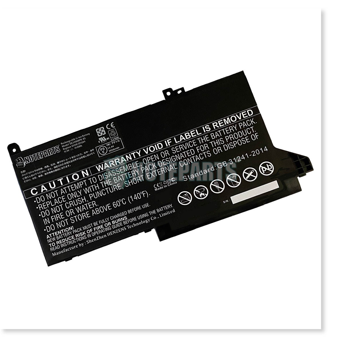 Dell �ǥ� Latitude 7280 7290 7380 7390 7480 7490 3���� �Хåƥ꡼ DJ1JO ONFOH PGFX4�б�