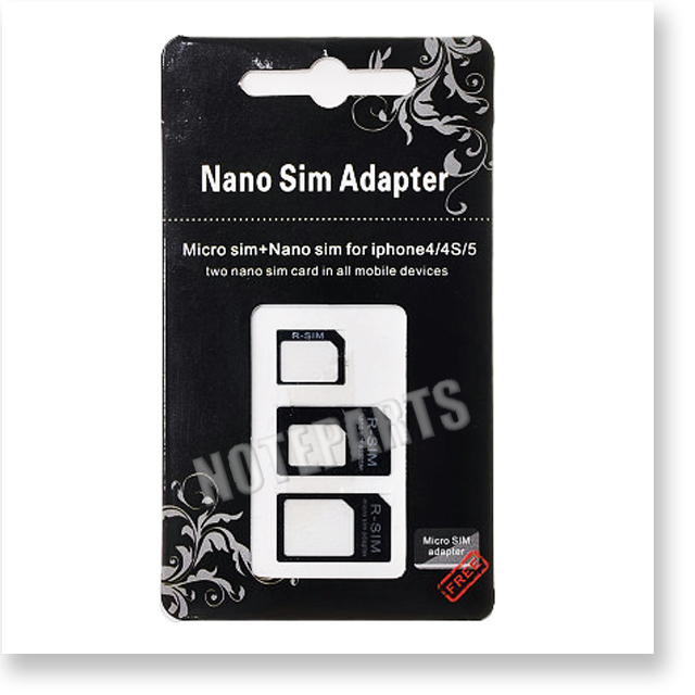 ���ޡ��ȥե��󡦥��֥�å� Nano & Micro SIM �Ѵ������ץ��� ���å� iPhone Galaxy Xperia ARROWS �б�
