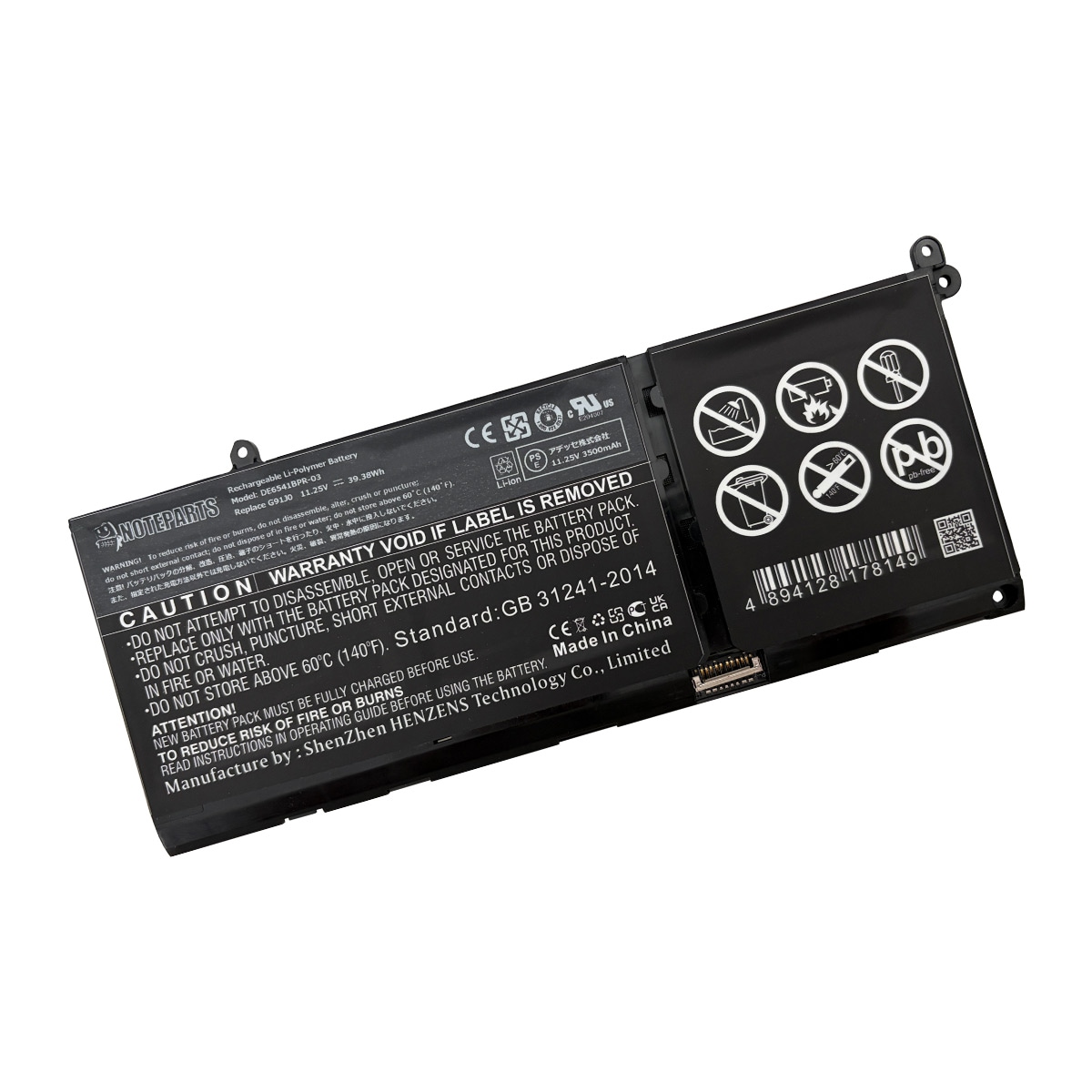 Dell �ǥ� Inspiron 14 5410 15 5510 Vostro 15 3510 Latitude 3420 �Хåƥ꡼ 3cell 39.38Wh G91J0 �б�