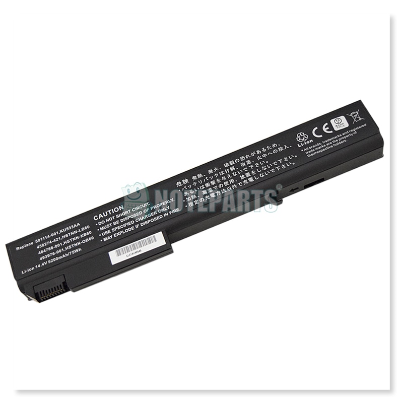 HP EliteBook 8530w 8540w 8730w 8740w 8����Хåƥ꡼ KU533AA 458274-421 484788-001�б�