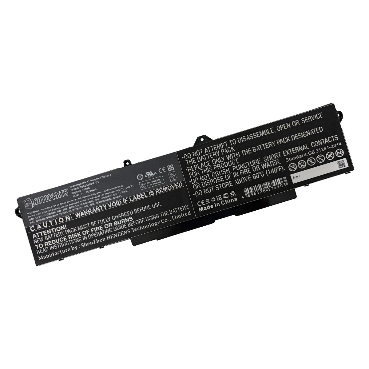 Dell �ǥ� Precision 15 3561 �Хåƥ꡼ 6cell 95.76Wh 9JRV0 �б�
