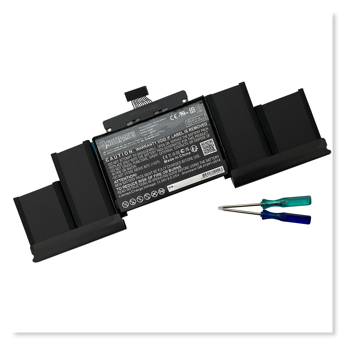 Apple ���åץ� MacBook Pro 15�� A1398 Retina  (Mid 2015) �Хåƥ꡼ A1618�б�