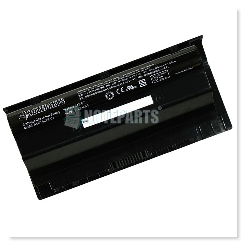 Asus ROG G75VW 8セル バッテリー A42G75対応 バッテリー,Asus エイスース バッテリー NOTEPARTS