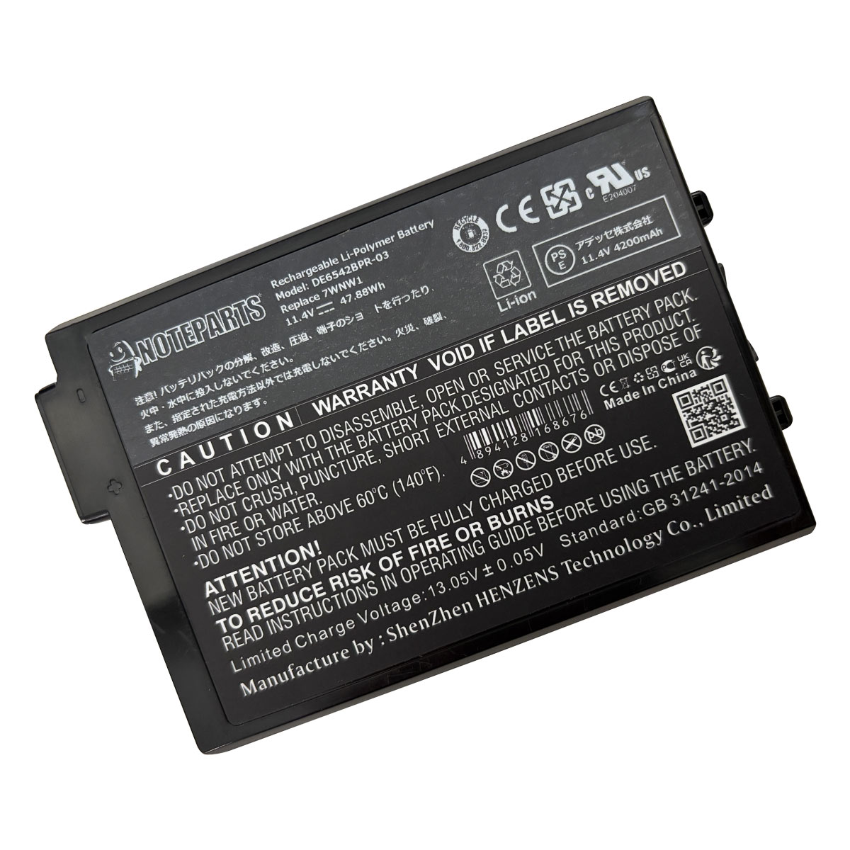 Dell �ǥ� Latitude 7424 5424 5420 Rugged �Хåƥ꡼ 7WNW1 �б�