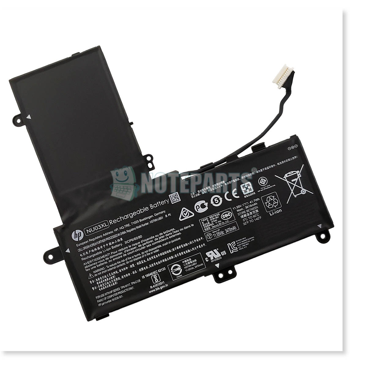 HP���� x360 11-ab051TU 11-ab120TU 11-ab121TU 11-ab133TU �Хåƥ꡼ NU03XL 844201-856