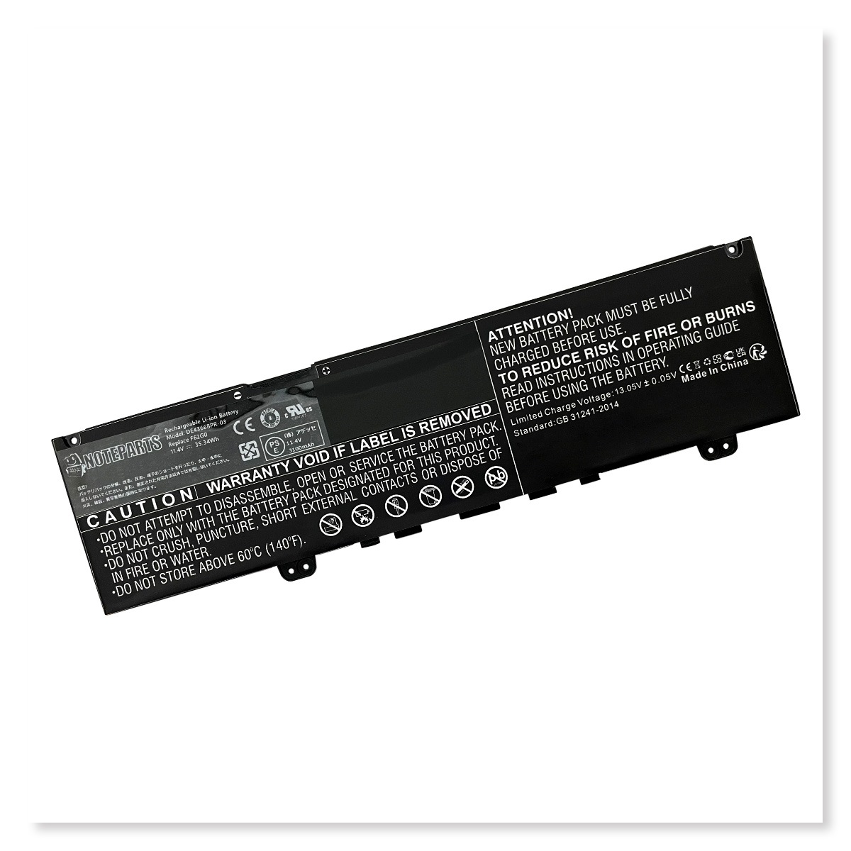 Dell ǥ Inspiron 13 5370 7370 7373 Vostro 13 5370 Хåƥ꡼ 39DY5 39WHR CHA01 RPJC3 F62G0б