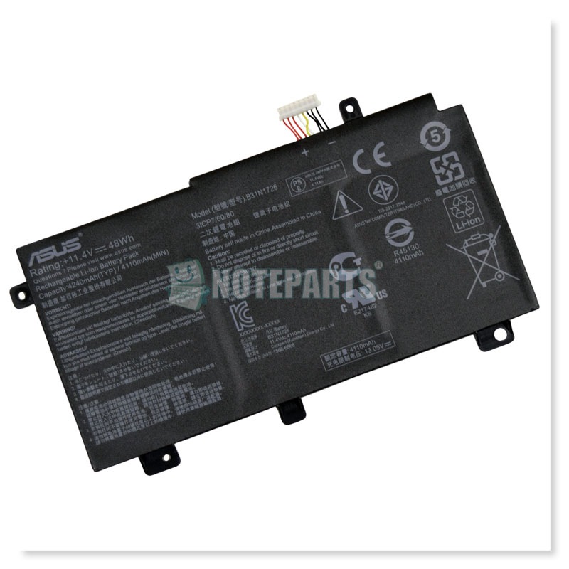 Asus���� TUF Gaming FX504G FX504GD FX504GE �Хåƥ꡼ B31N1726