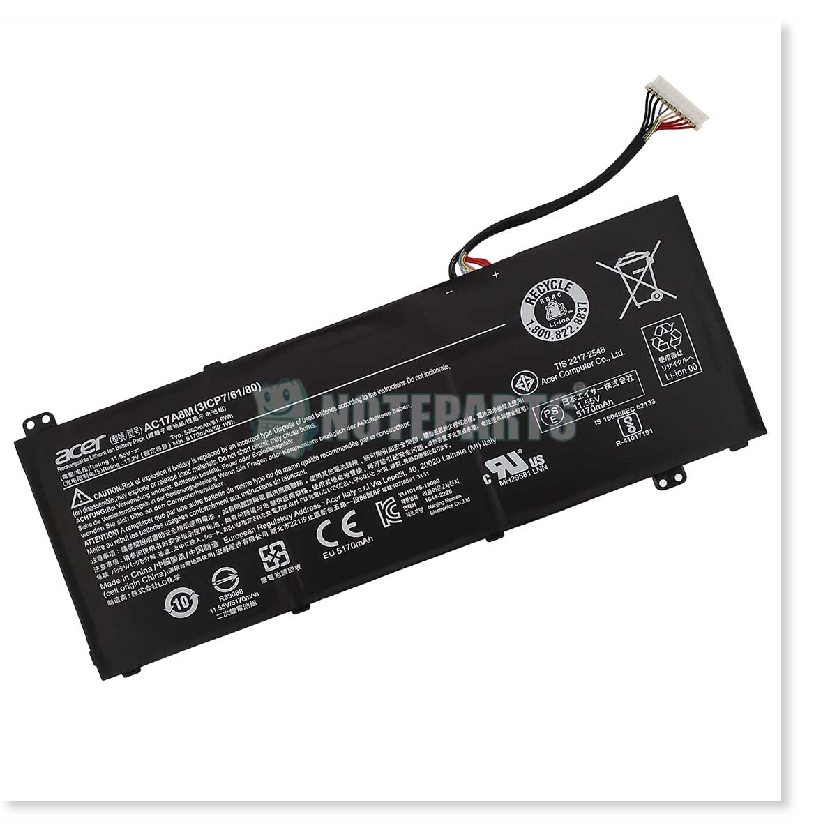 Acer���� �������� Aspire 5 A515-53 �Хåƥ꡼ AC17A8M