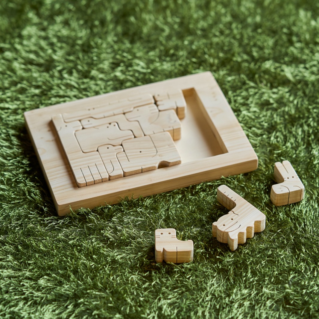 動物パズル | Wooden Animal Puzzle | すべての商品 | NOTOHIBAKARA