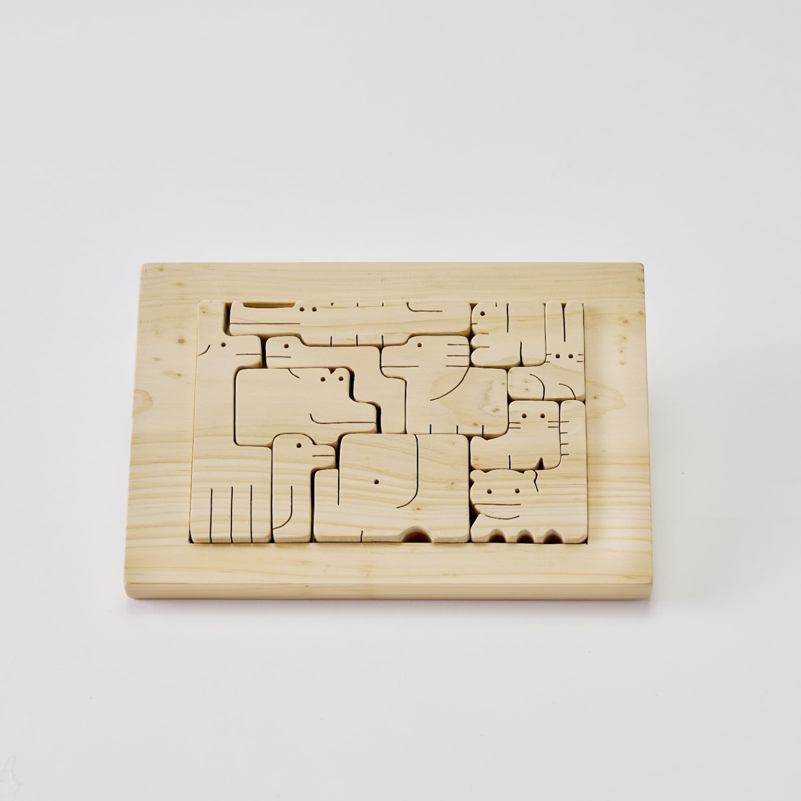 動物パズル | Wooden Animal Puzzle | すべての商品 | NOTOHIBAKARA
