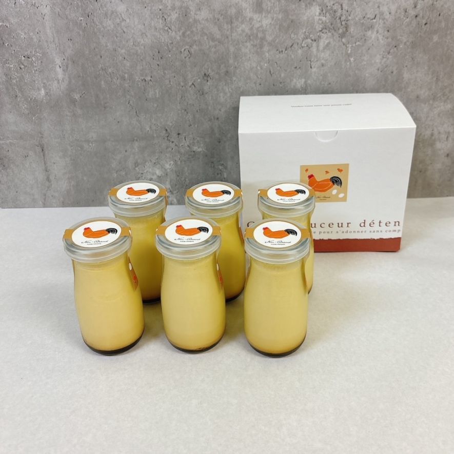 名古屋コーチン卵プリン　６本入り