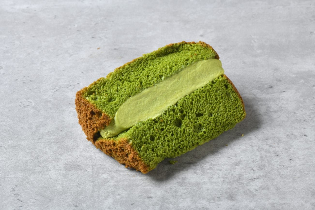 豆乳シフォンケーキ　宇治抹茶