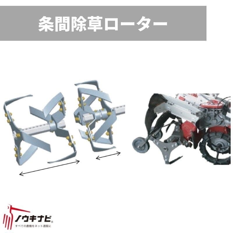 ねぎ管理機用アタッチメントFT54爪軸・爪セット関東農機1735 | 耕運機